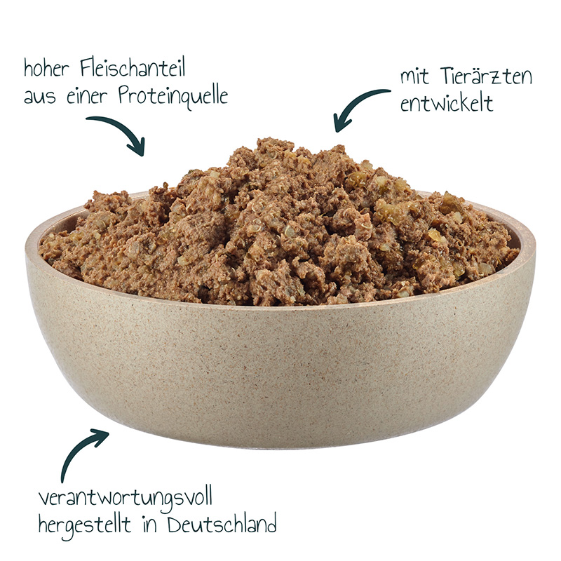 Primox - Hunde Nassfutter MENÜ mit Pferd 6 x 400G - 6 x 400 g - 7