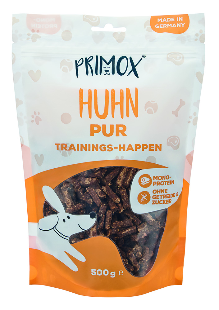 Hundeleckerlis Huhn pur 500g