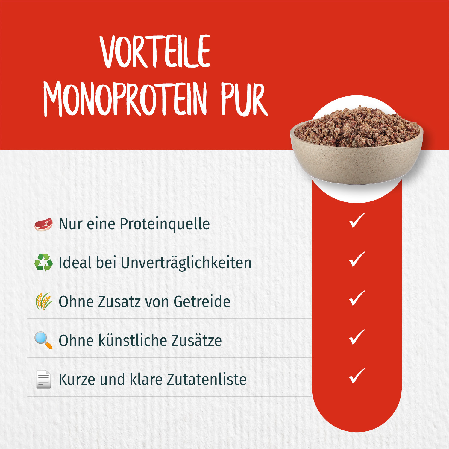 Primox - Hunde Nassfutter Rind PUR 6 x 400G - 6 x 400 g - 7