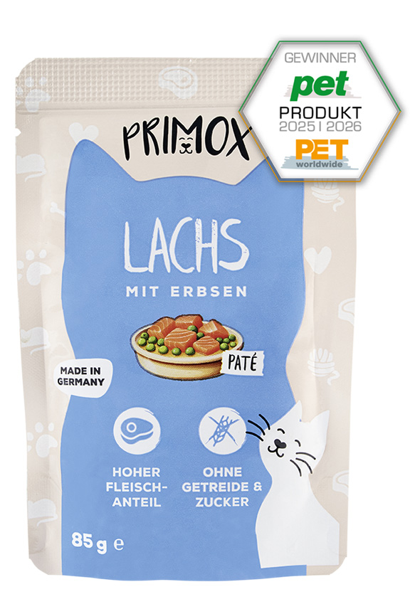 Katzennassfutter Lachs 85g Pouch