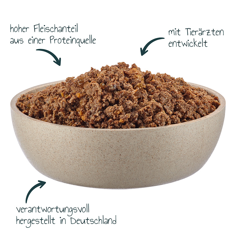 Primox - Hunde Nassfutter MENÜ mit Rind 6 x 400G - 6 x 400 g - 4