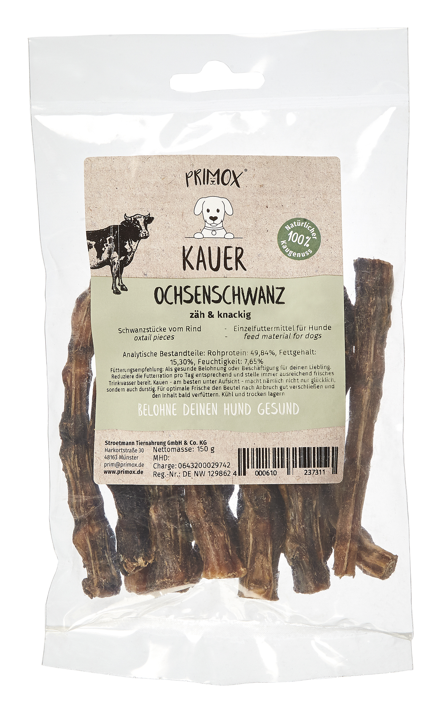 Primox - Ochsenschwanz 150g - 1 x 150 g - 1