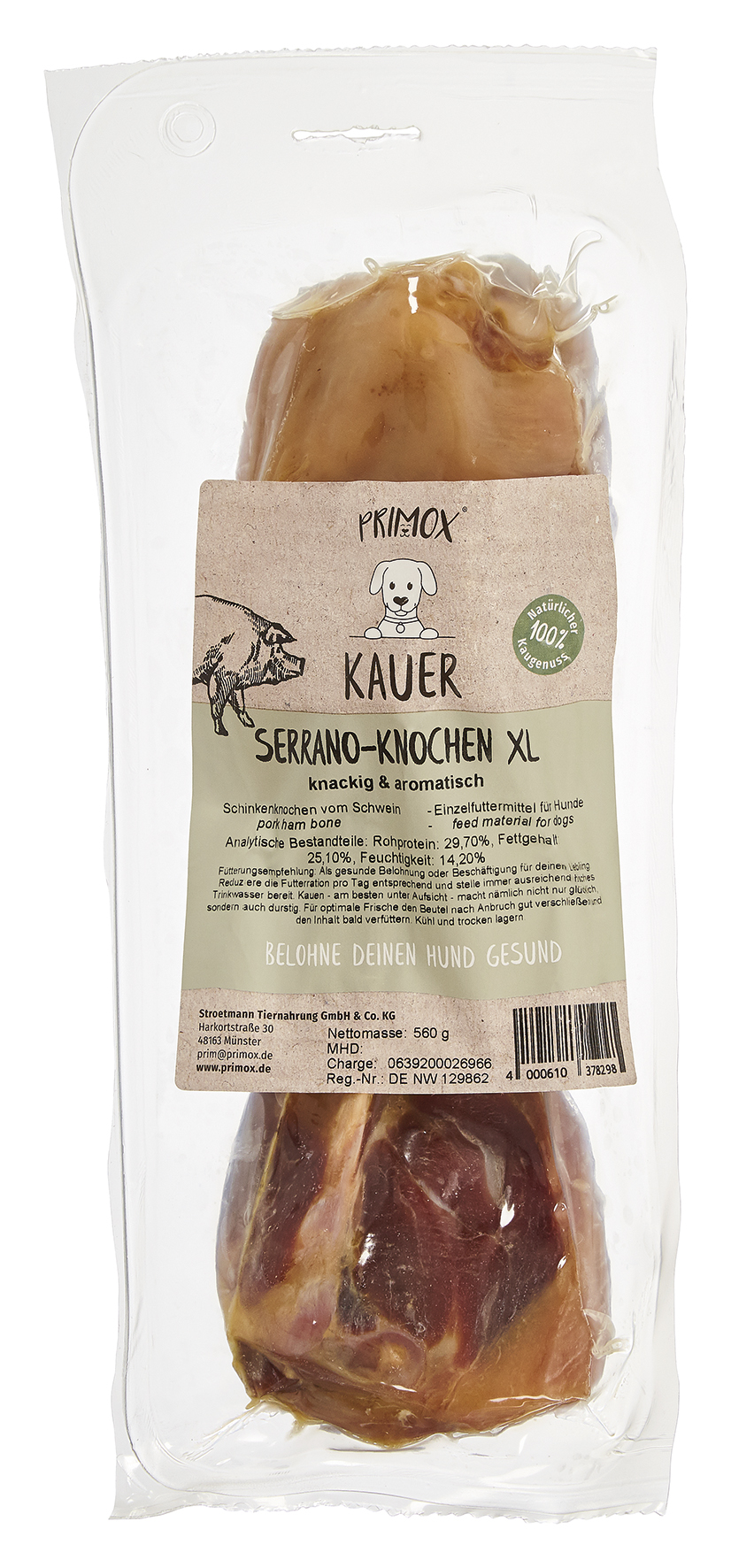 Serrano Knochen XL 560g