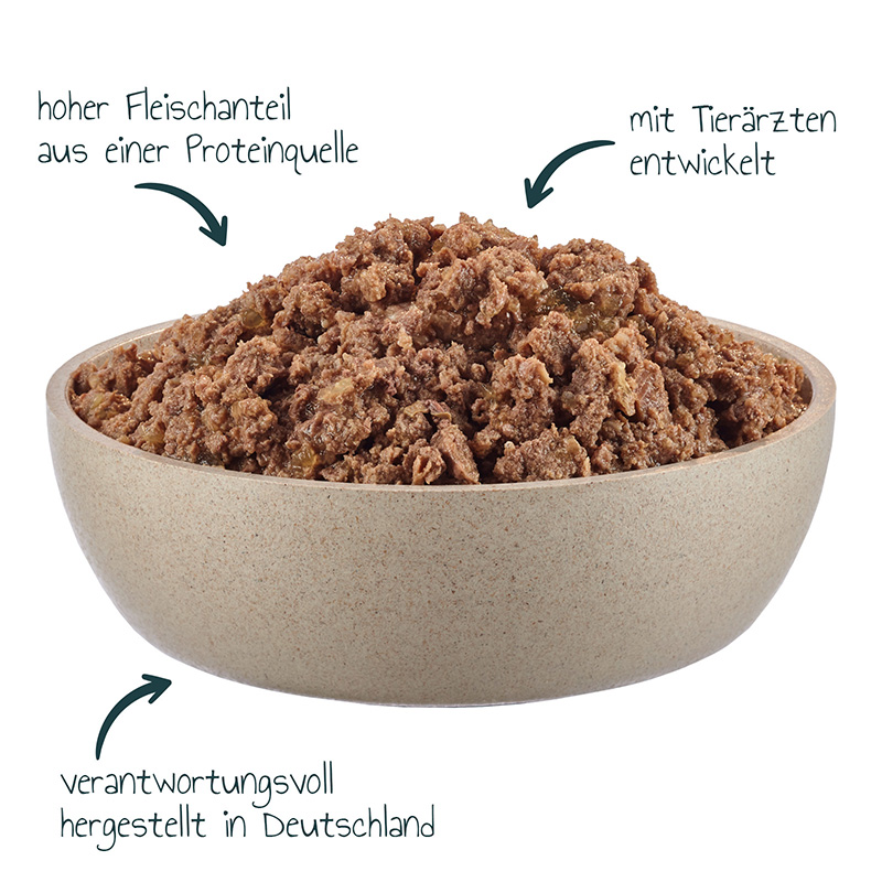 Primox - Hunde Nassfutter Pferd PUR 6 x 400G - 6 x 400 g - 7