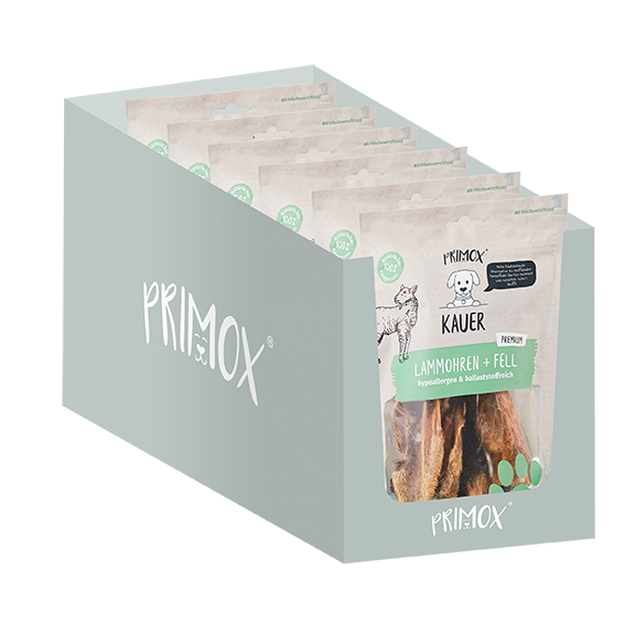 Primox - Lammohren mit Fell 100g - 1 x 100 g - 3