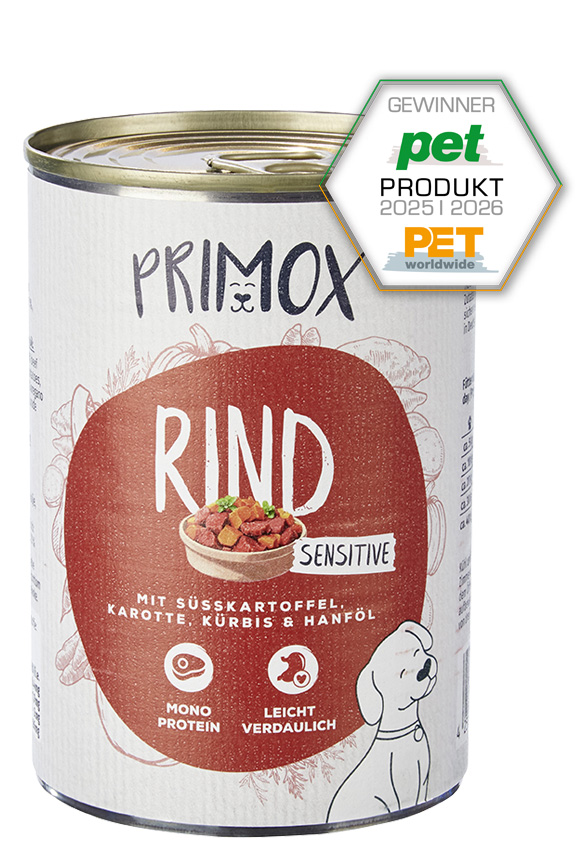 Hunde Nassfutter MENÜ mit Rind 6 x 400G