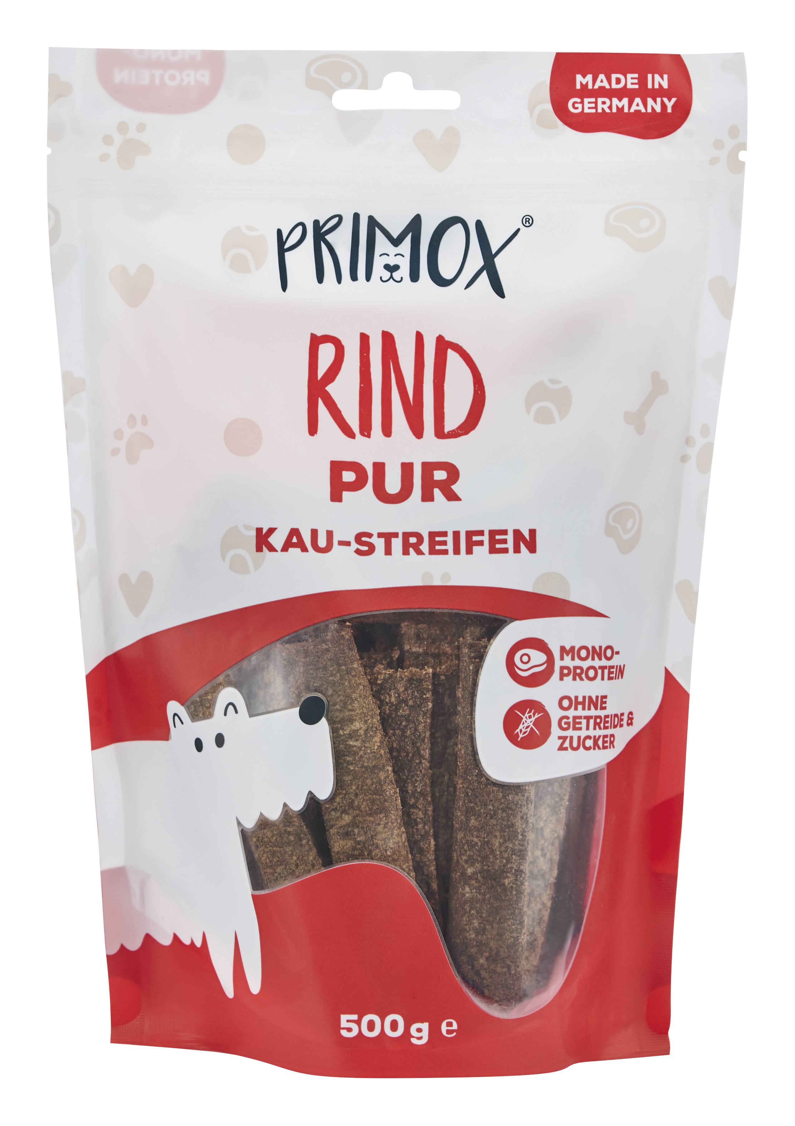 Kaustreifen Rind pur 500g