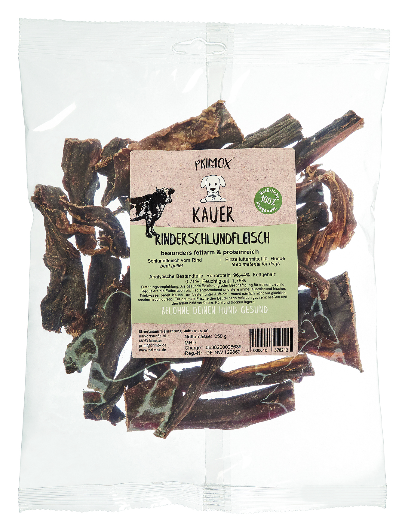 Rinderschlundfleisch 250g