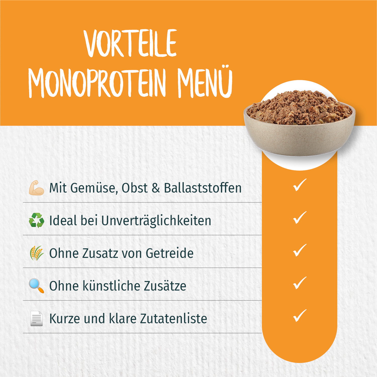 Primox - Hunde Nassfutter MENÜ mit Huhn 6 x 400G - 6 x 400 g - 7