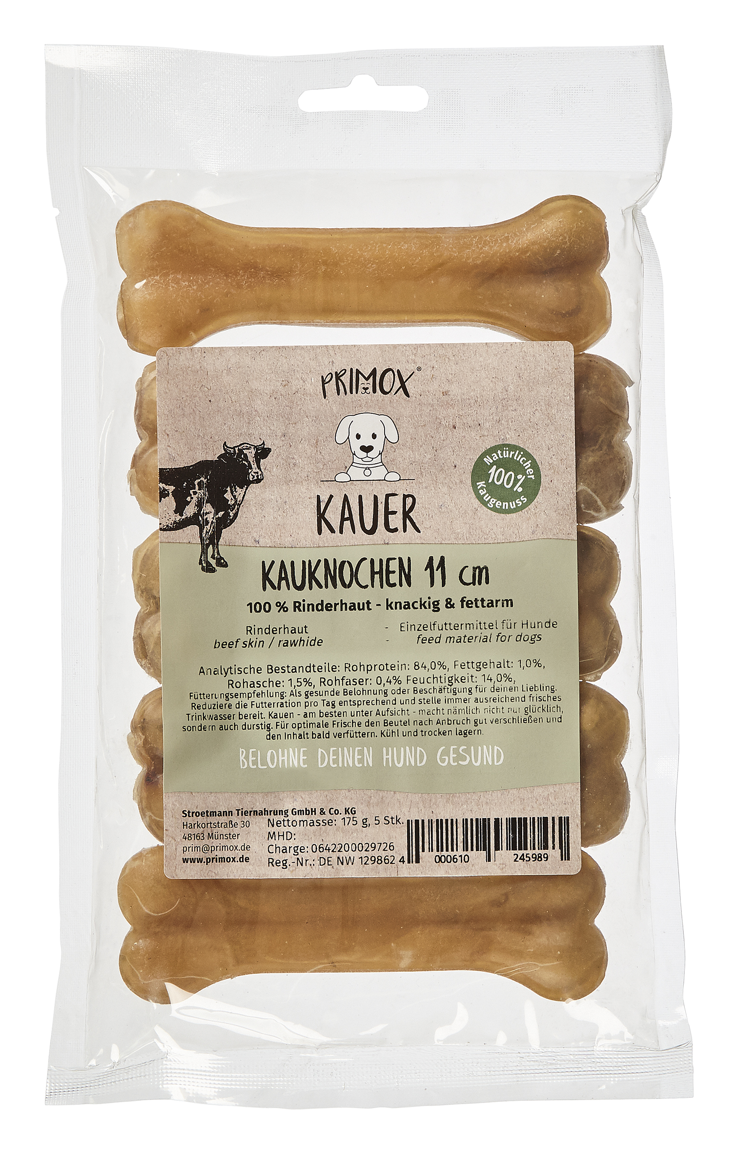 Kauknochen 11cm 175g