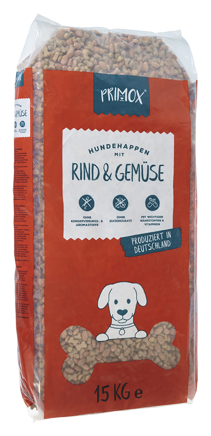 Hunde Trockenfutter Rind & Gemüse 15kg