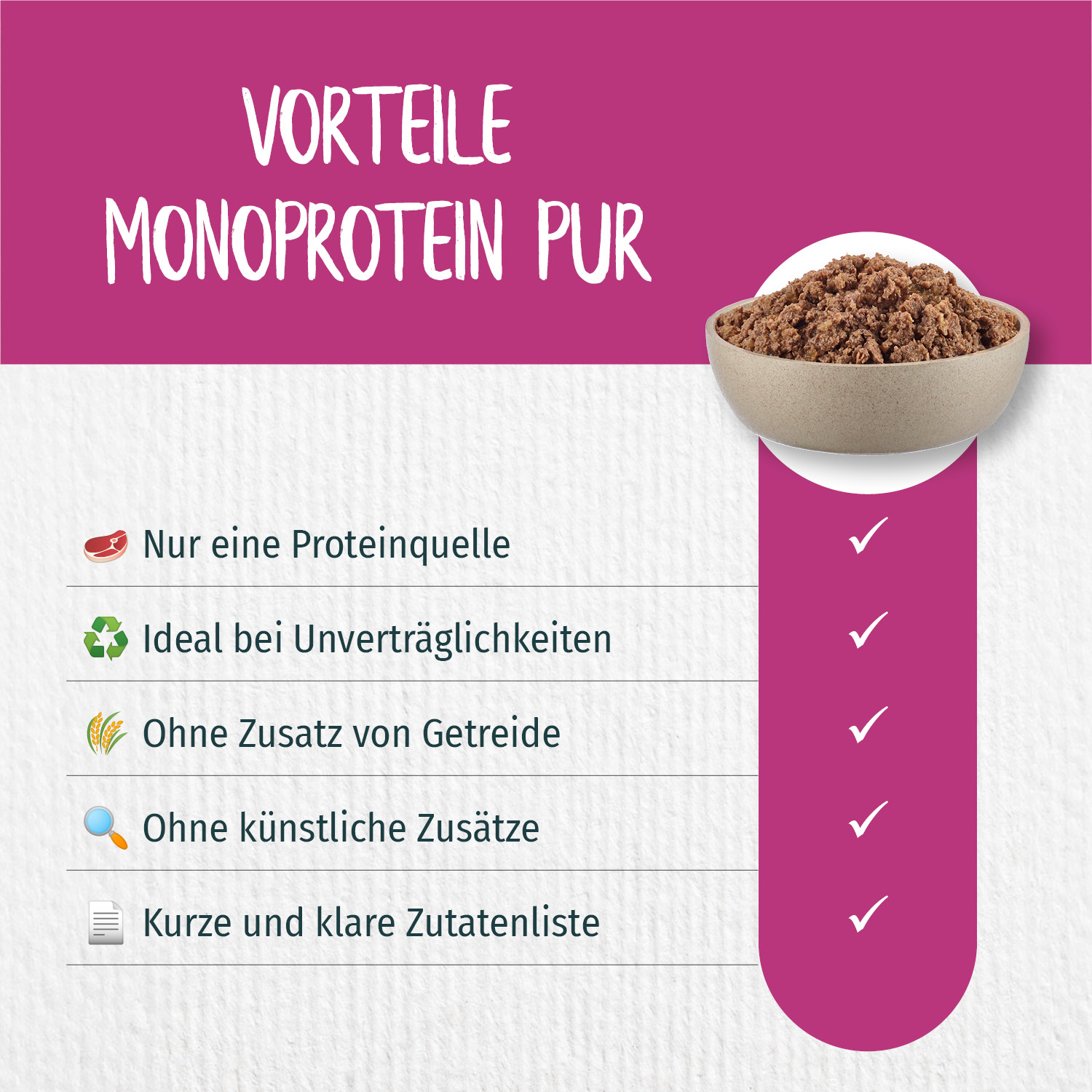 Primox - Hunde Nassfutter Pferd PUR 6 x 400G - 6 x 400 g - 6