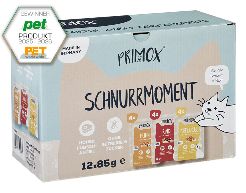Katzennassfutter Multipack Schnurrmoment 12 Pouches
