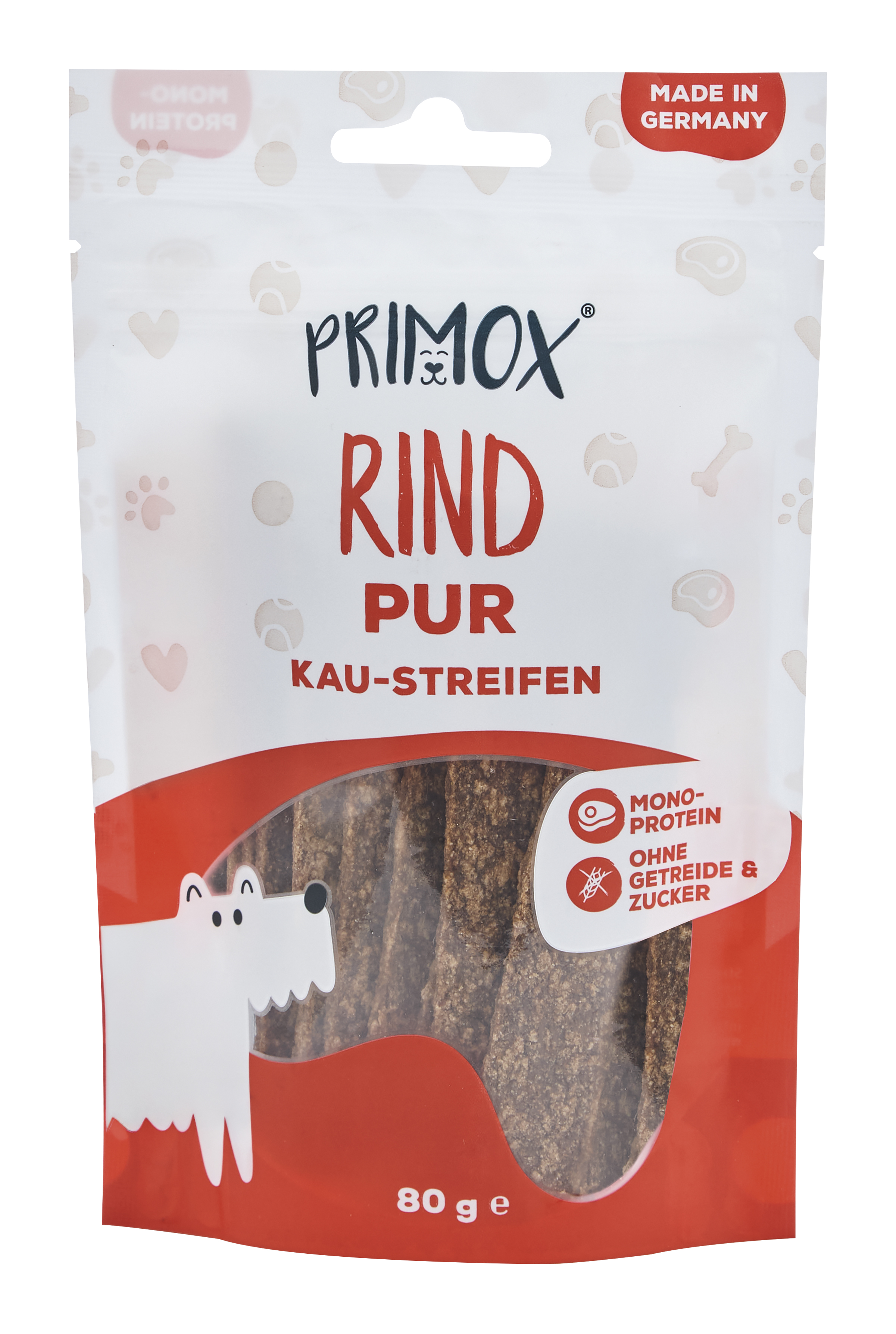 Kaustreifen Rind pur 80g