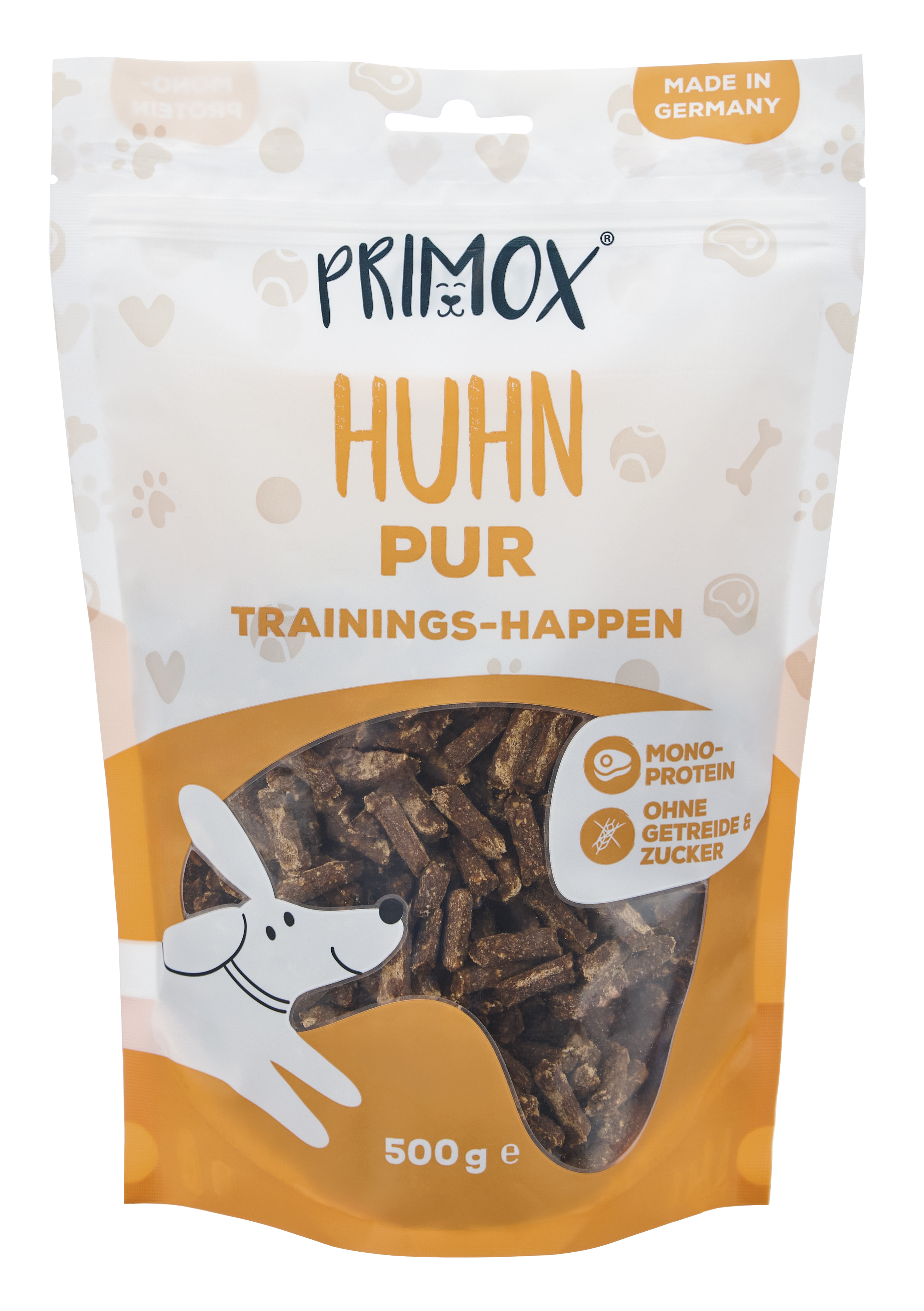 Hundeleckerlis Huhn pur 500g