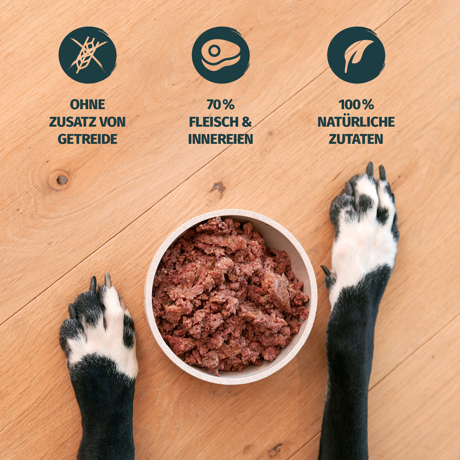 Primox - Hunde Nassfutter mit Geflügelherzen 6 x 800g - 6 x 800 g - 5