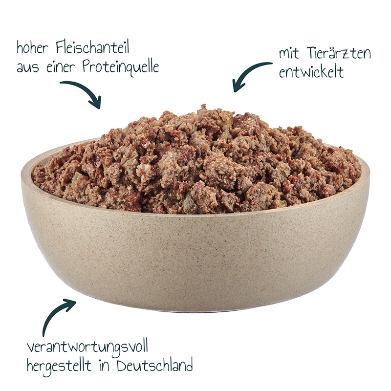 Primox - Hunde Nassfutter Rind PUR 6 x 400G - 6 x 400 g - 6