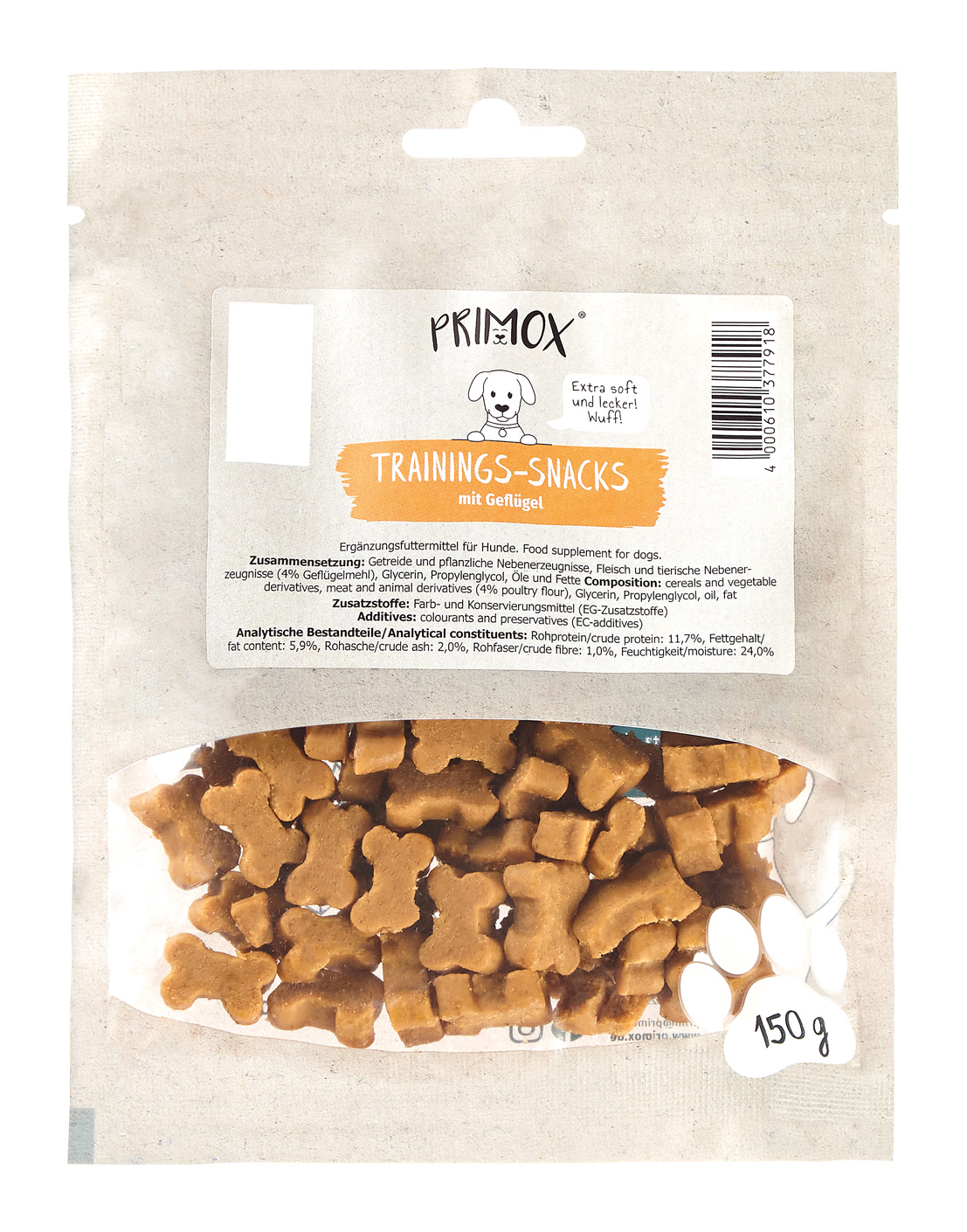 Trainingssnack mit Geflügel 150g