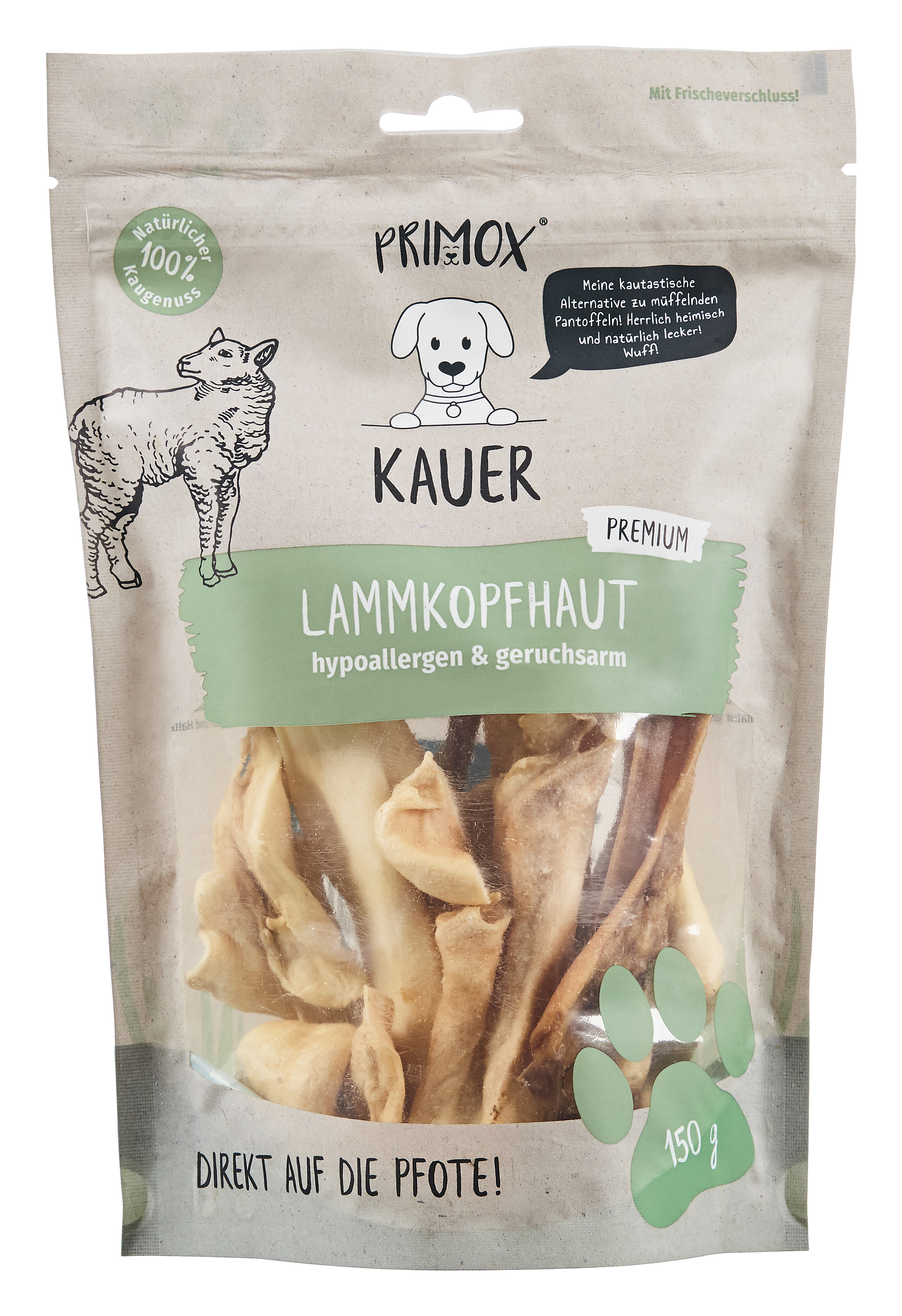 Lammkopfhaut 150g