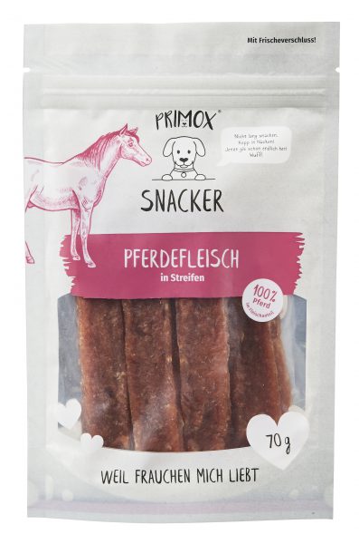 Verpackungsbild Primox Pferdefleisch in Streifen