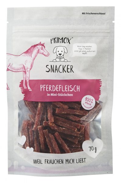 Verpackungsbild Primox Pferdefleisch Mini-Stücke